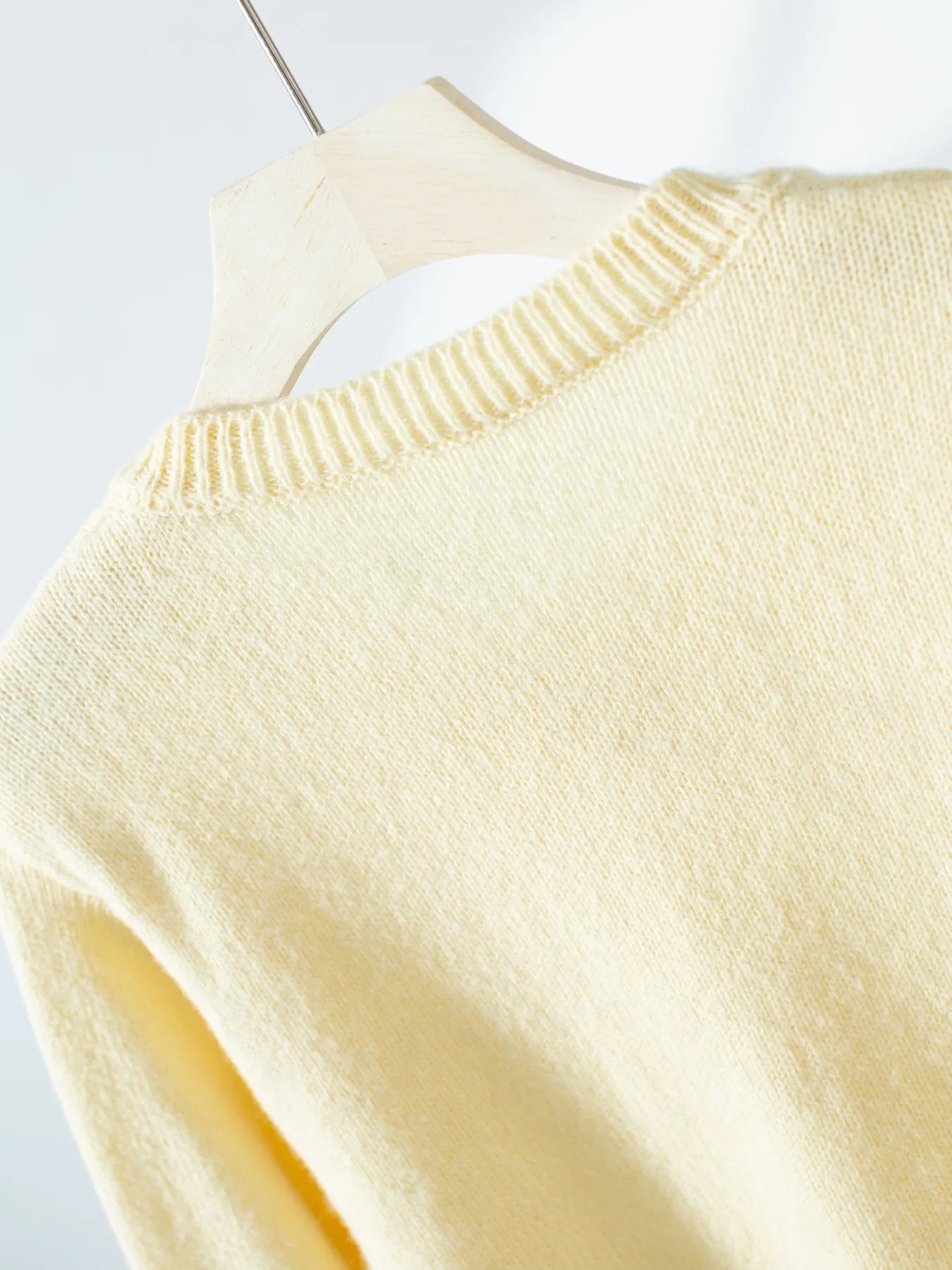 Button-Up Long Sleeve Knit Cardigan