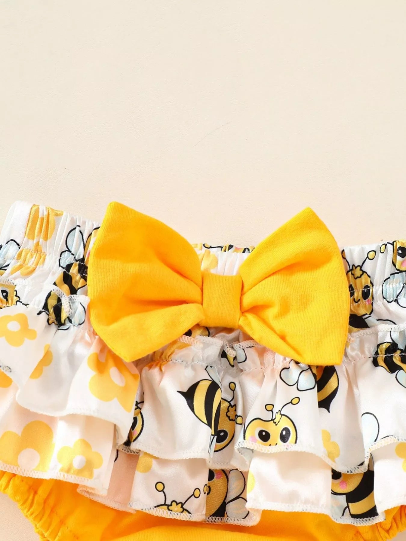 Children's Sweet Little Bee Themed 4-Piece Set
