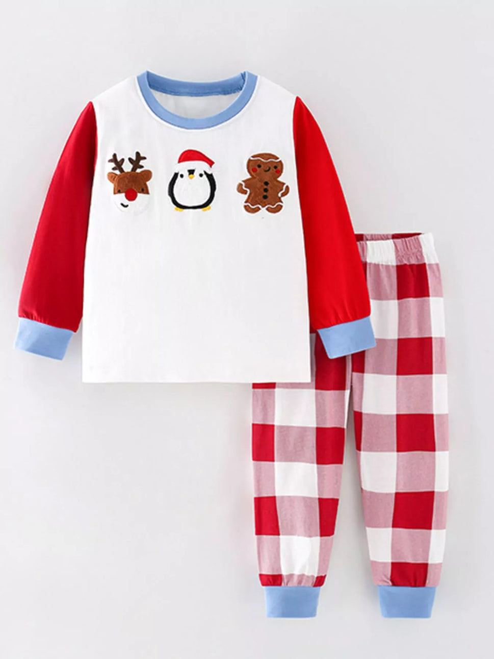 Children's Christmas Character Long Sleeve Top and Pants Set