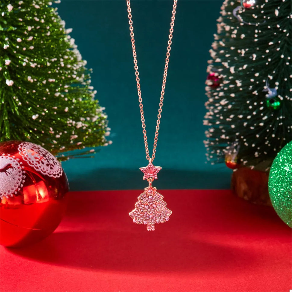 Christmas Tree Pendant Necklace