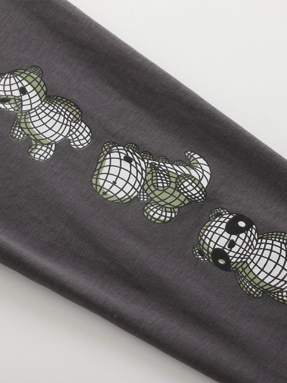 Children's Graphic Round Neck Top and Pants Set