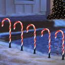 Switch Solar Candy Cane Christmas Lights for Garden Decoration 1 image