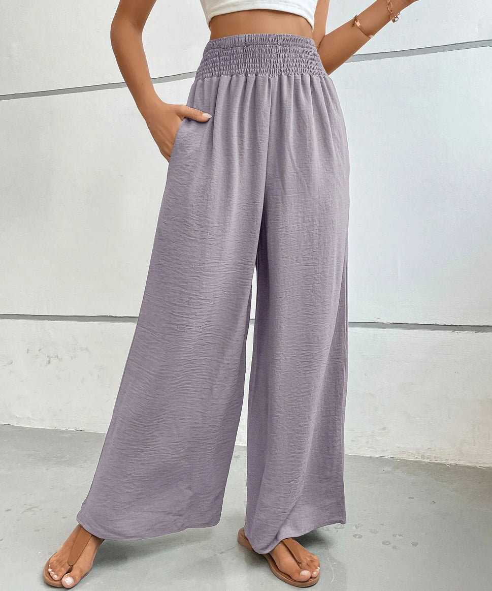 High-Waisted Wide Leg Pants