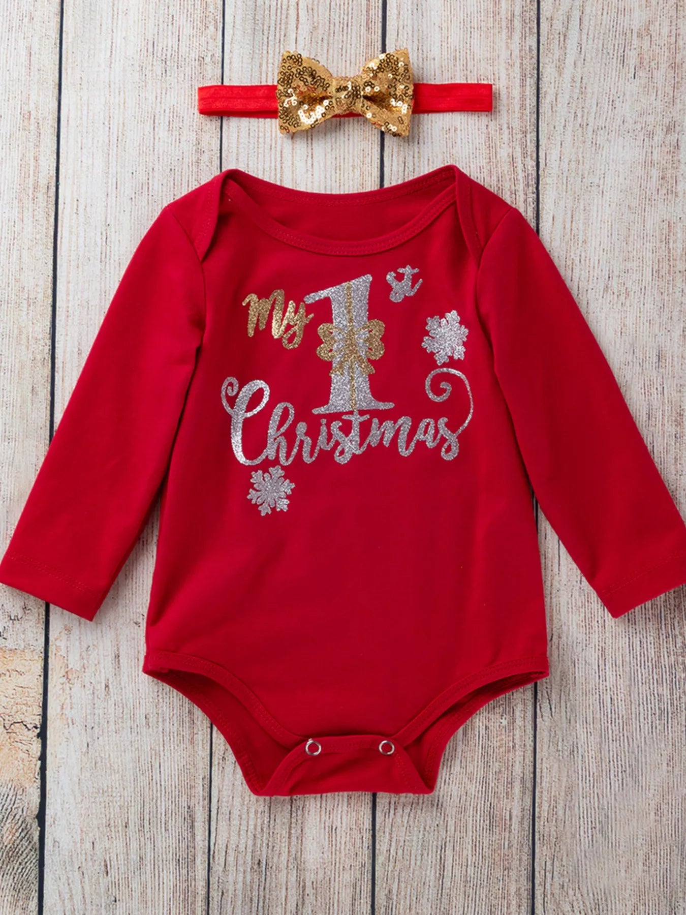 Children's My First Christmas 3 Piece Outfit Set