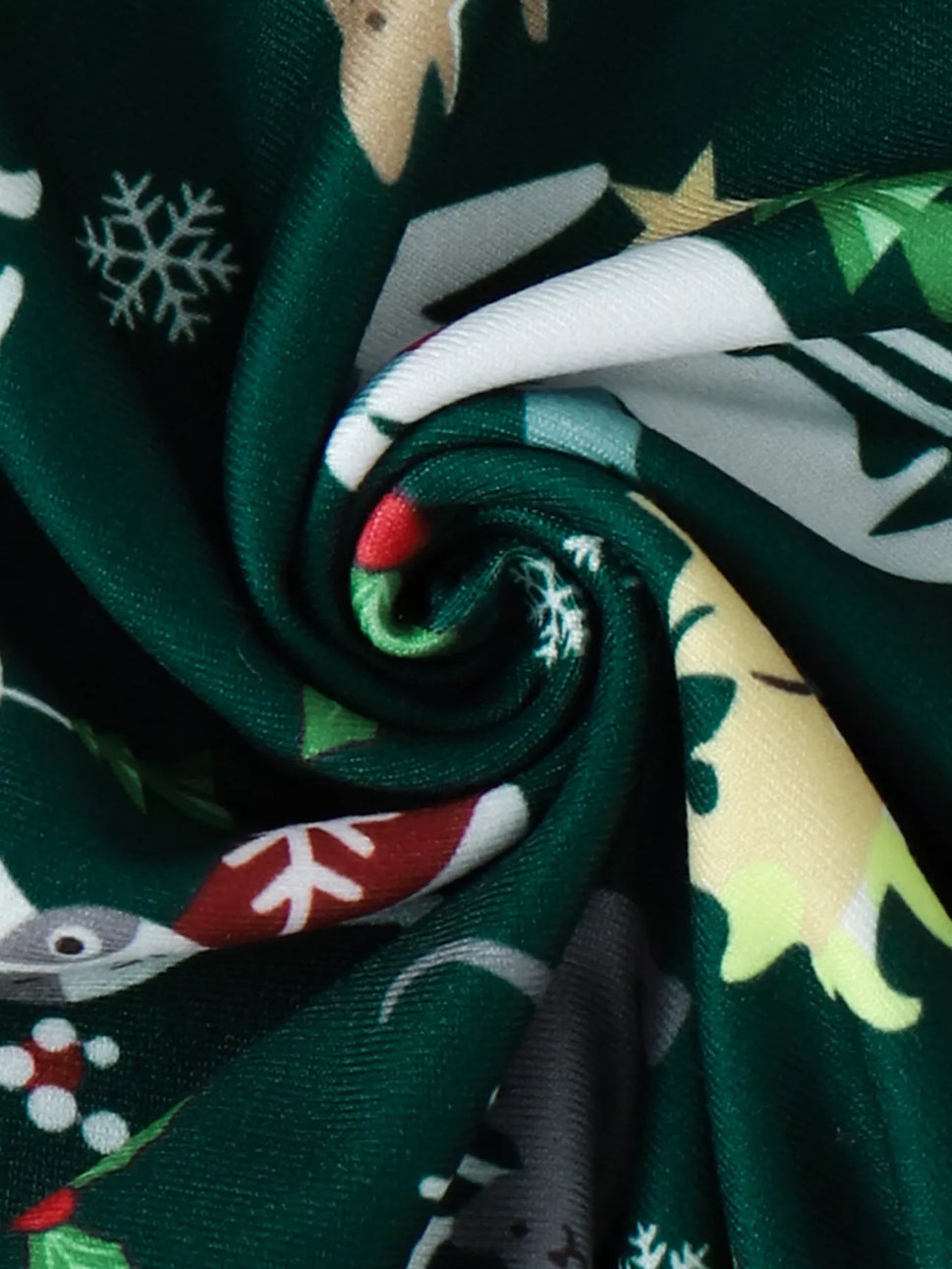 Children's Christmas Print Top and Pants Set