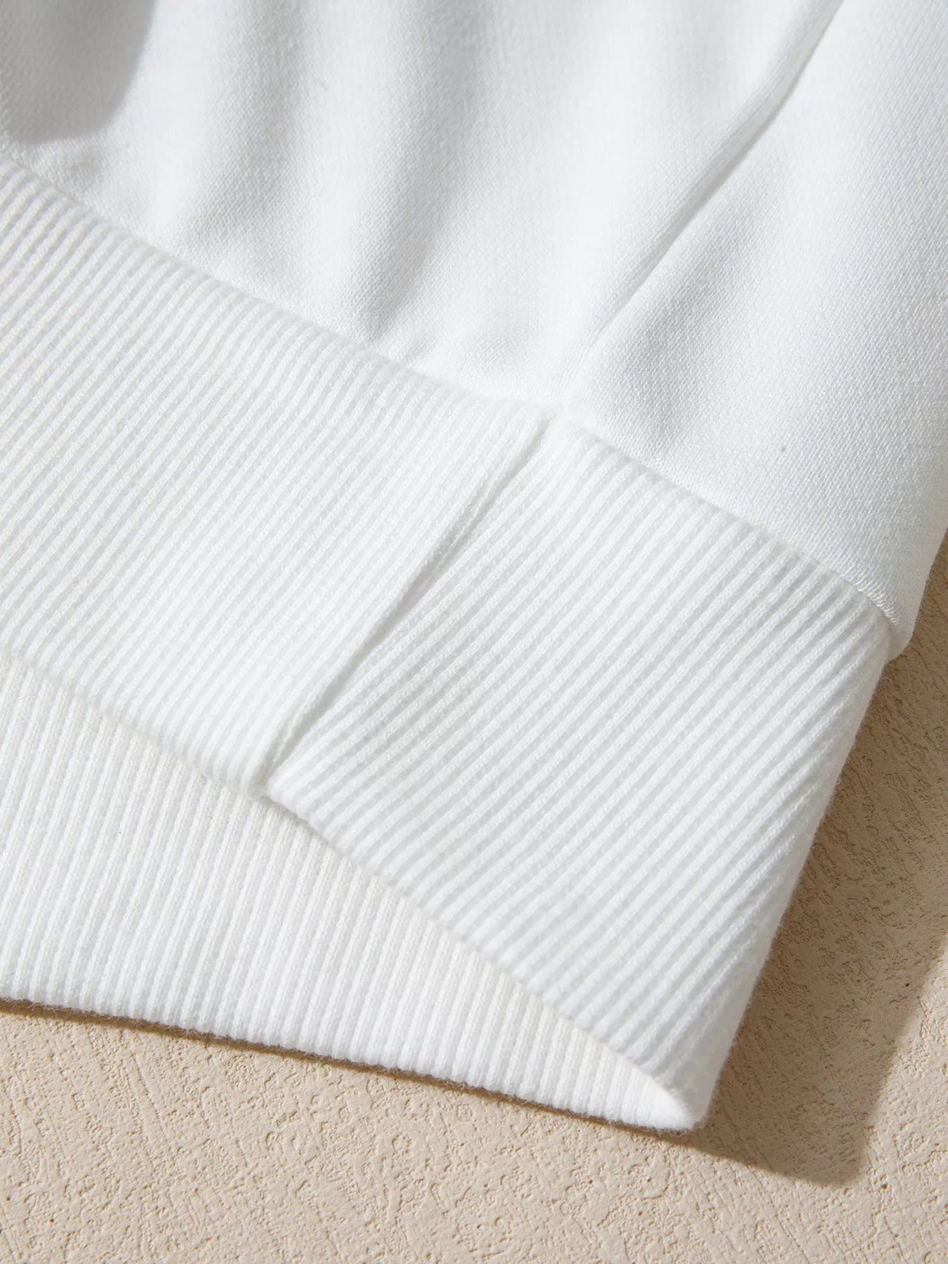 Pearl Plaid Christmas Tree Patched Drop Shoulder Sweatshirt