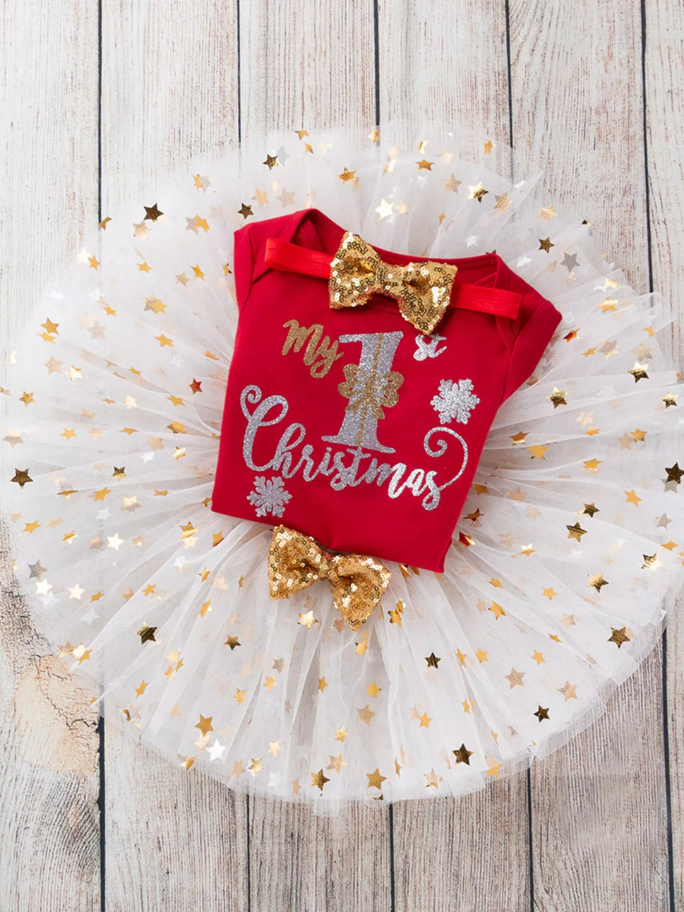 Children's My First Christmas 3 Piece Outfit Set