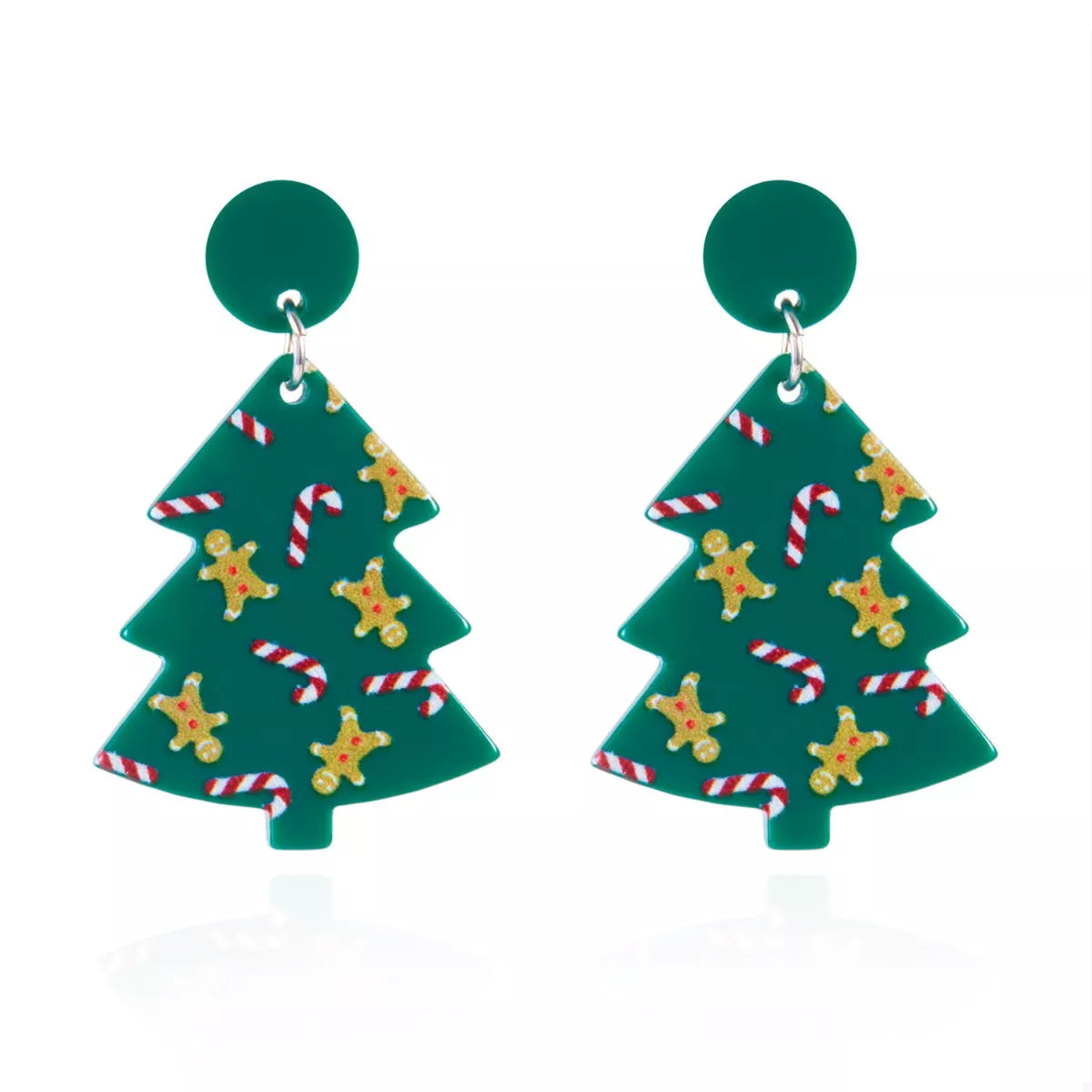 Christmas Tree Drop Earrings