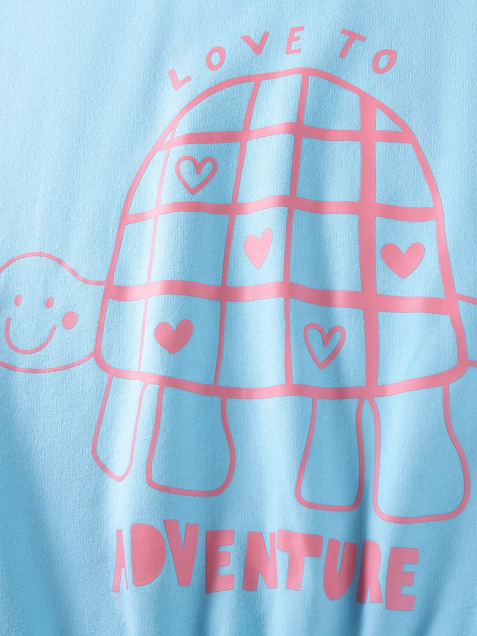 Children's Turtle Round Neck Top and Pants Set