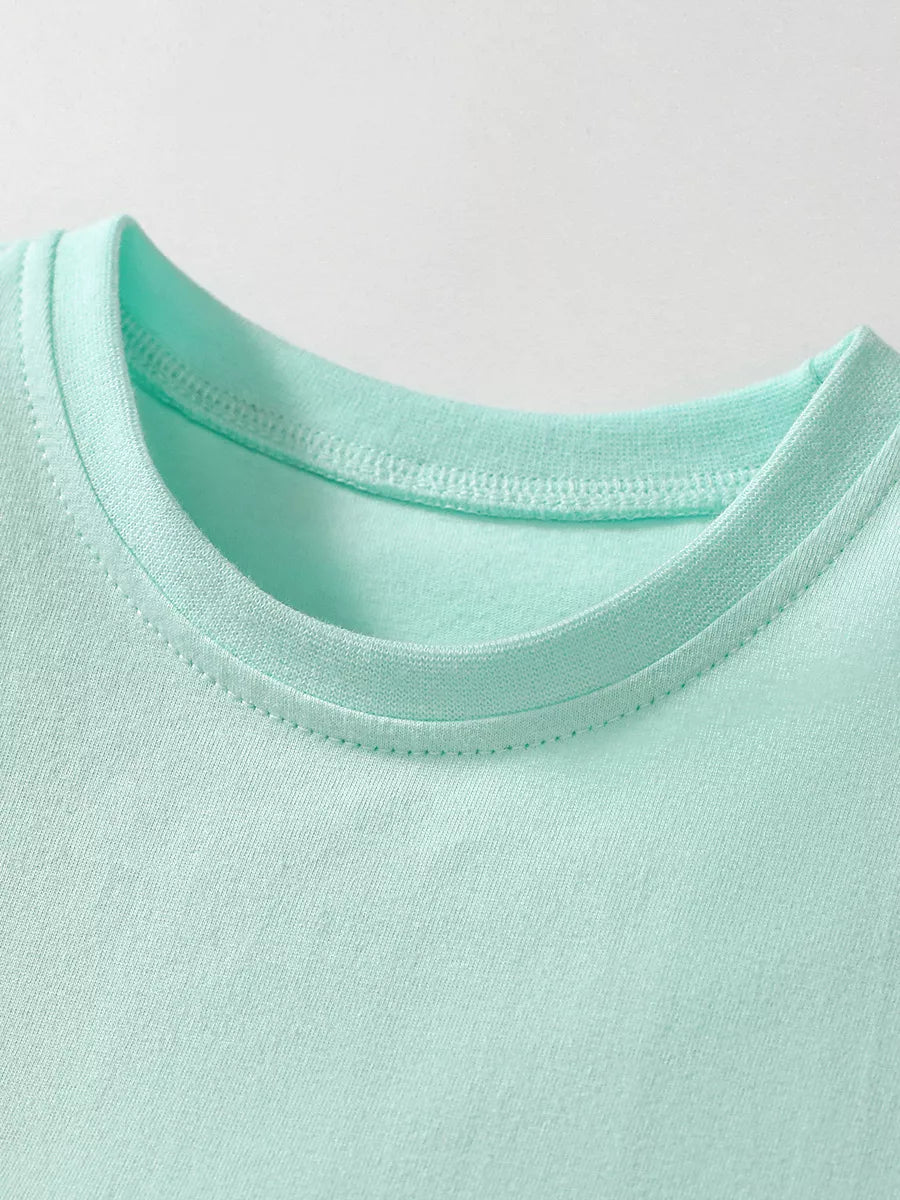 Children's Animal Tee and Polka Dot Leggings Set