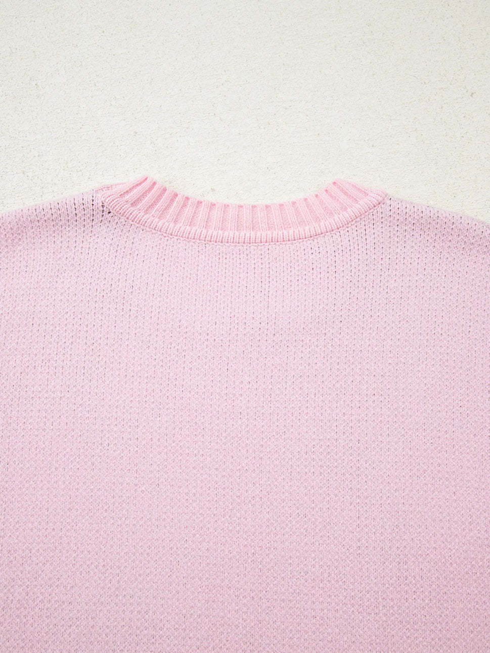 Christmas Ginger Bread Man Round Neck Casual Sweater