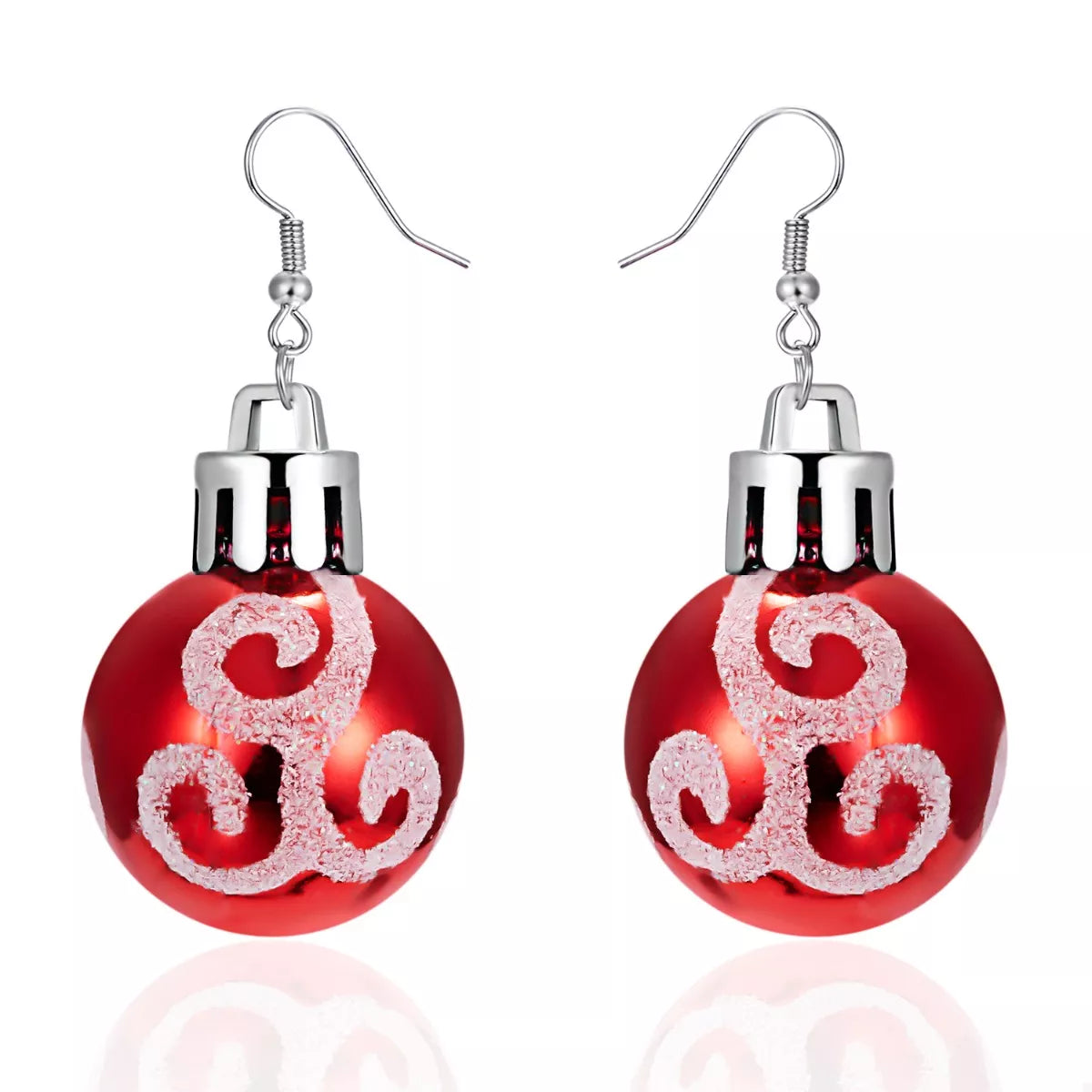 Christmas Ball Drop Earrings
