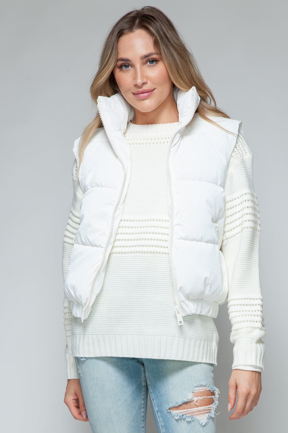 Snobbish Fine Fur Lining Quilted Vest | Alfadarling