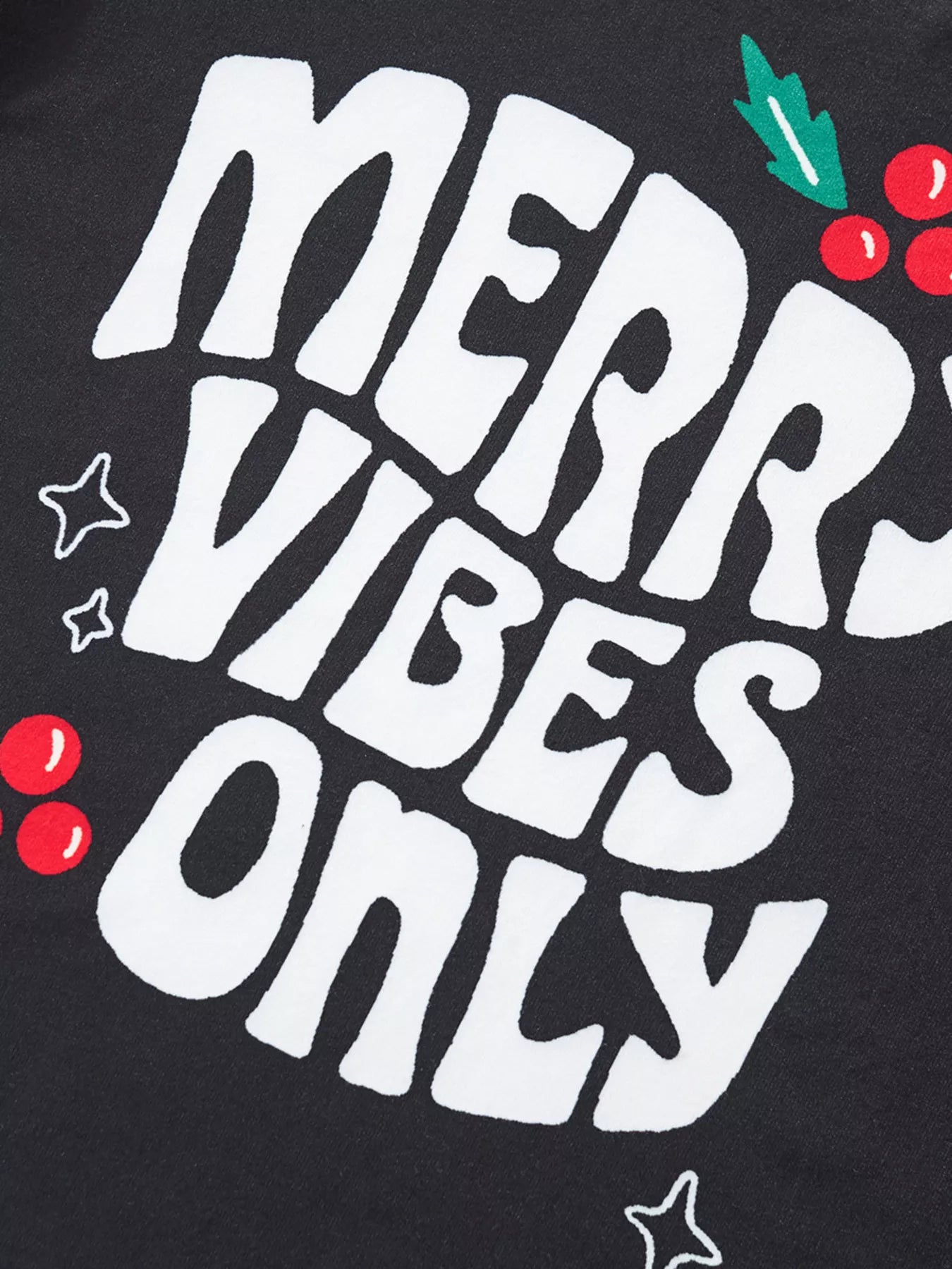 Children's Merry Vibes Only Christmas Pajama Set