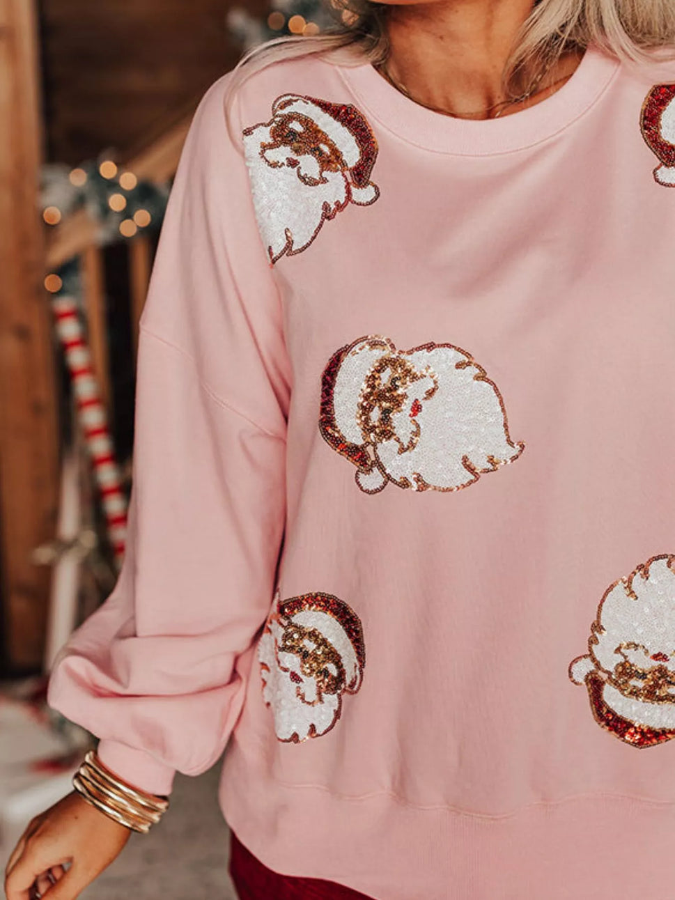 Christmas Santa Long Sleeve Sweatshirt