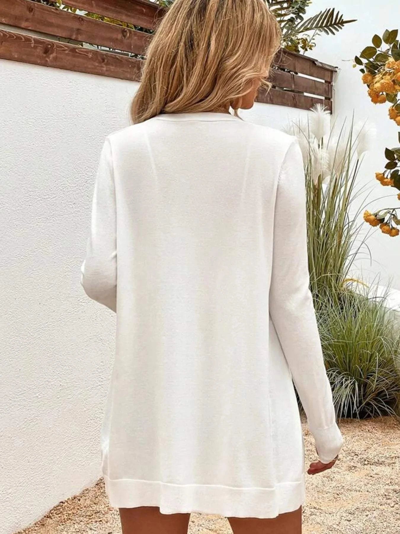Long Sleeve Open Front Cardigan