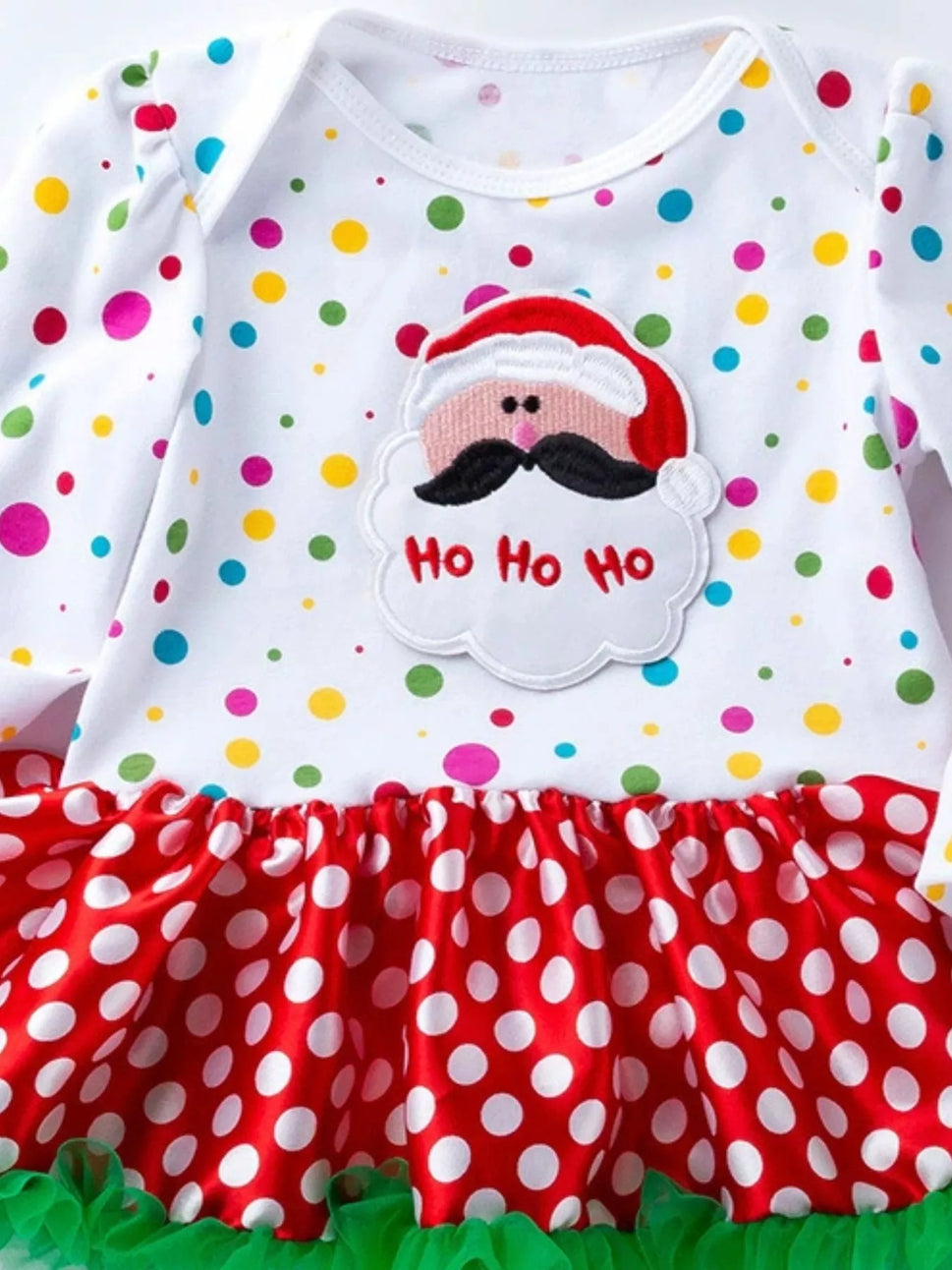 Children's Christmas One Piece Dress with Headband