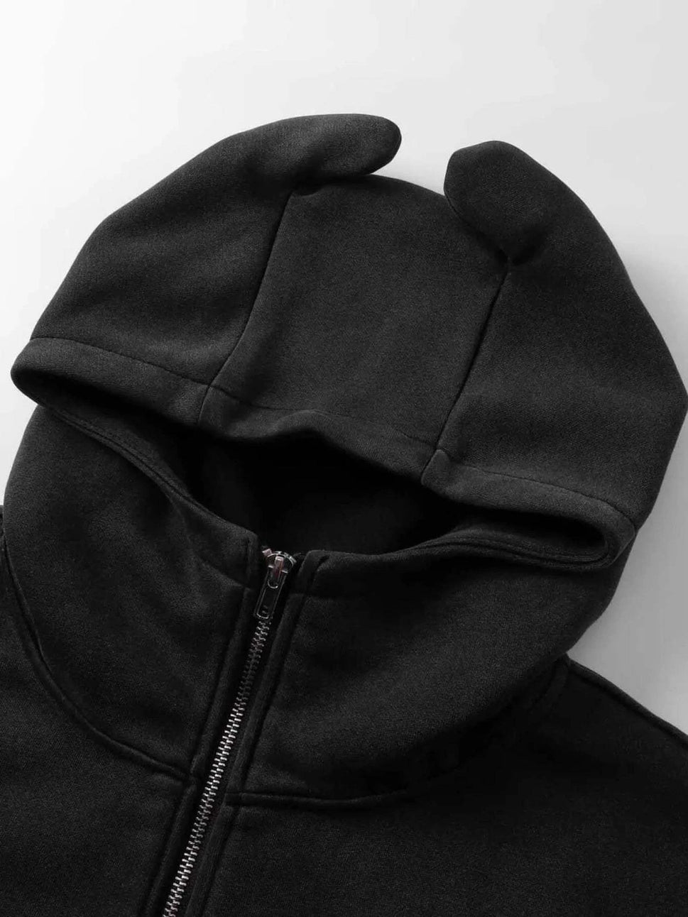 Men's Devil Horn Zip-Up Hoodie