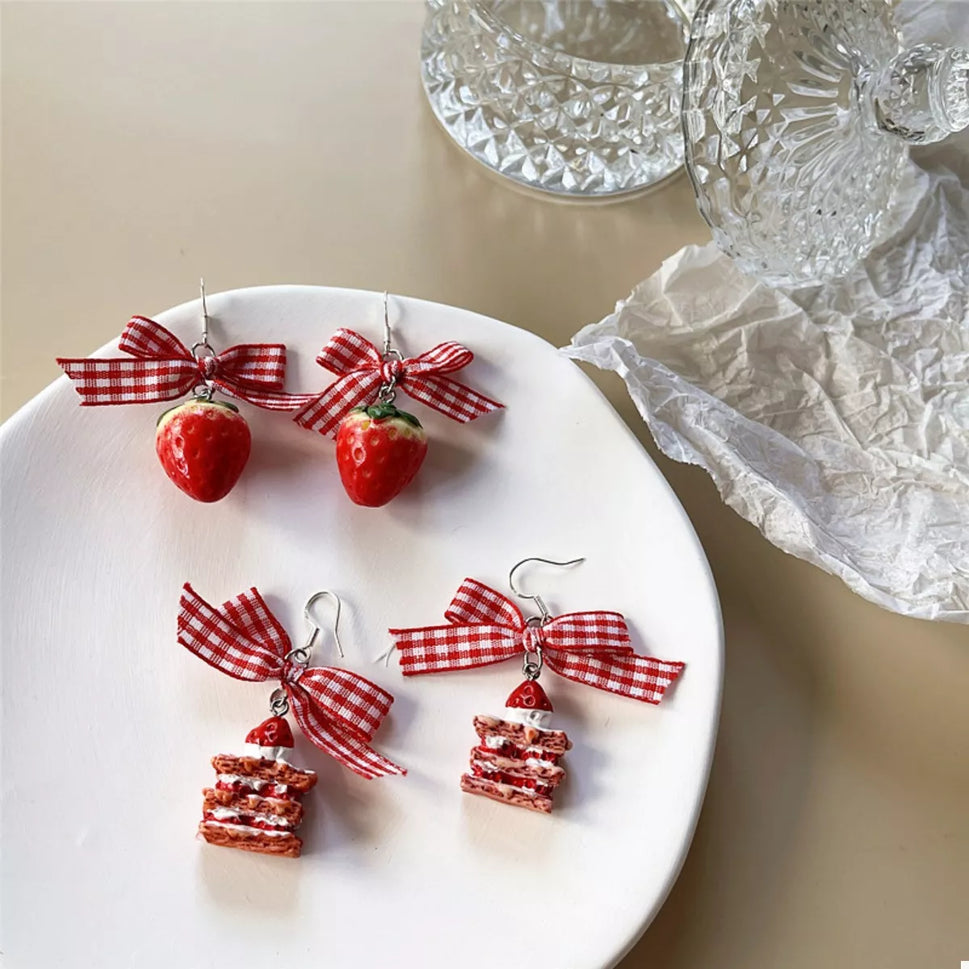 Strawberry Dangle Earrings