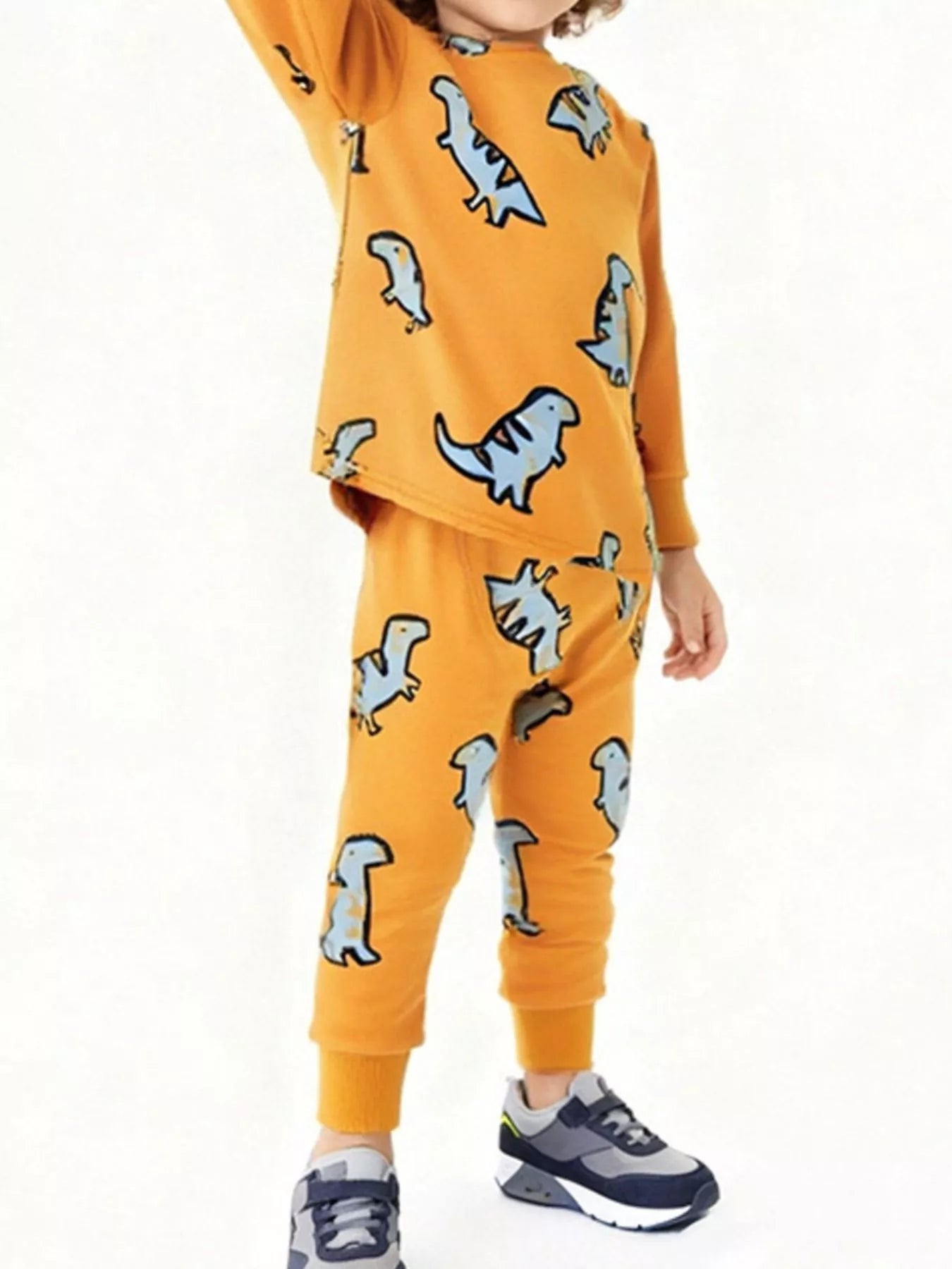 Children's Dino Adventure Sweatshirt and Pants Set