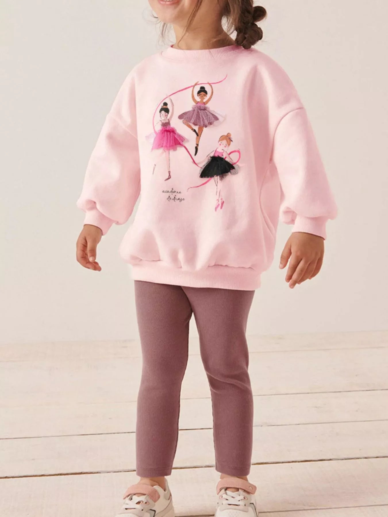 Children's Ballerina Sweatshirt & Leggings Set