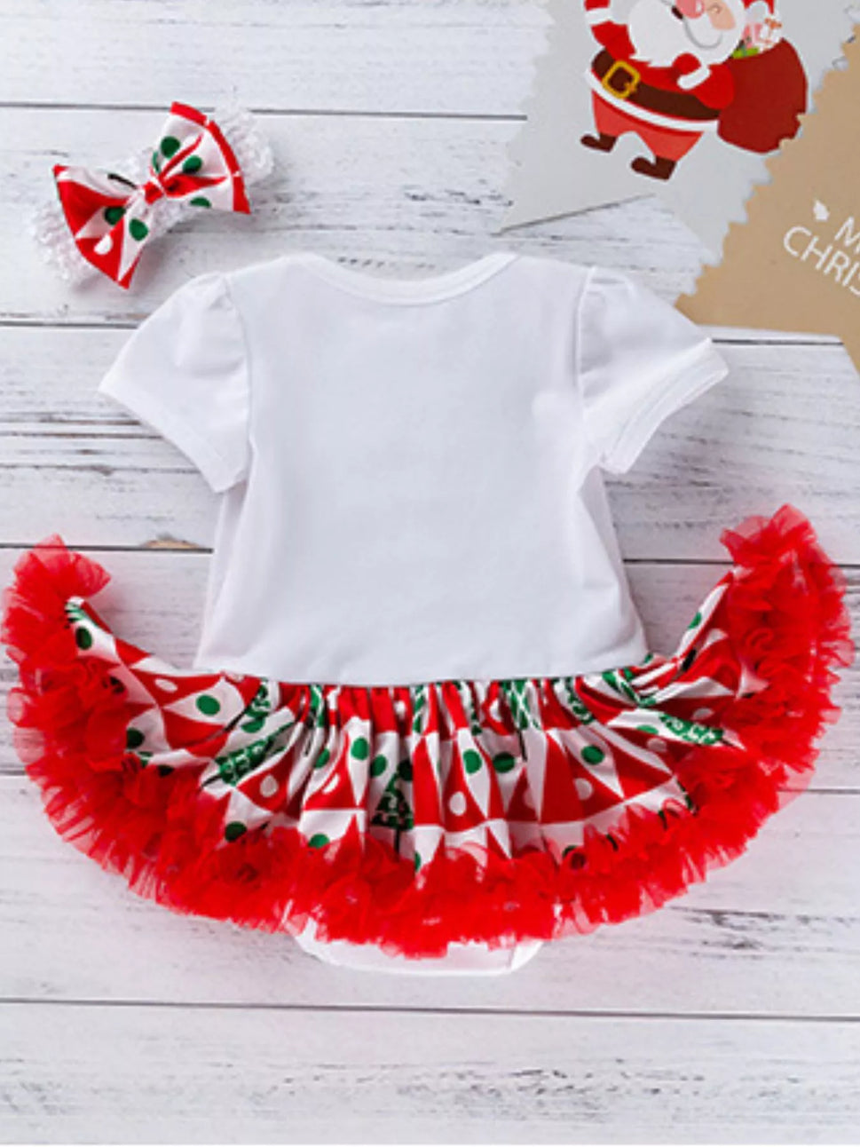 Children's 3 Piece Christmas Reindeer One-Piece Dress