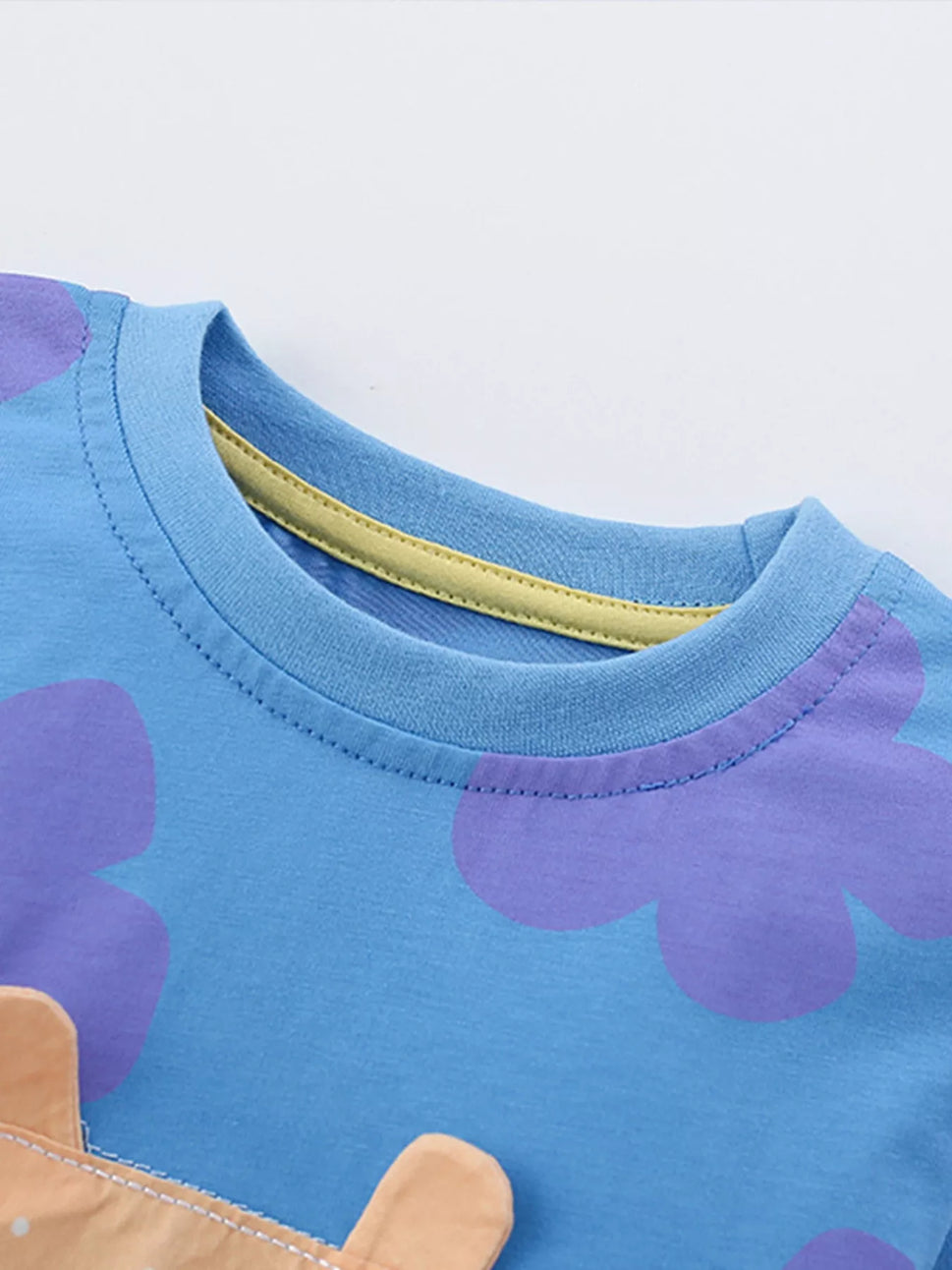 Children's Cute Bunny Top and Pants Pajama Set