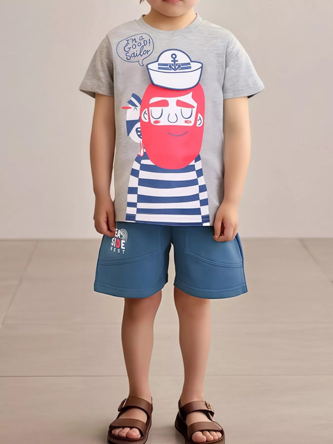 Children's Graphic Tee and Shorts Set