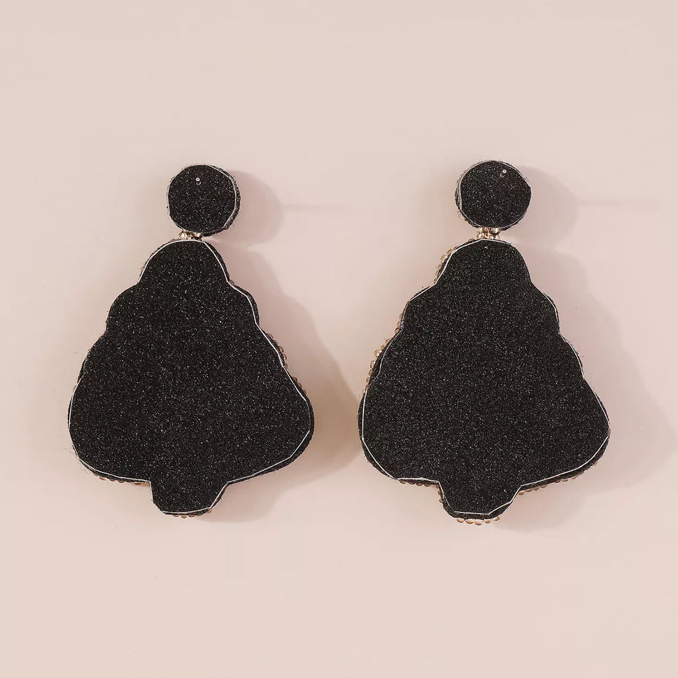 Christmas Tree Dangle Earrings