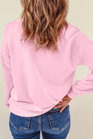 Switch LOVE Patch Round Neck Dropped Shoulder Sweatshirt 2 image