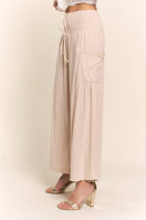 Switch J.NNA Smocked Waist Boho Wide Leg Pants with Pockets 3 image