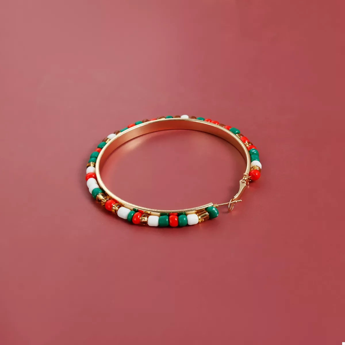 18K Gold-Plated Hoop Earrings