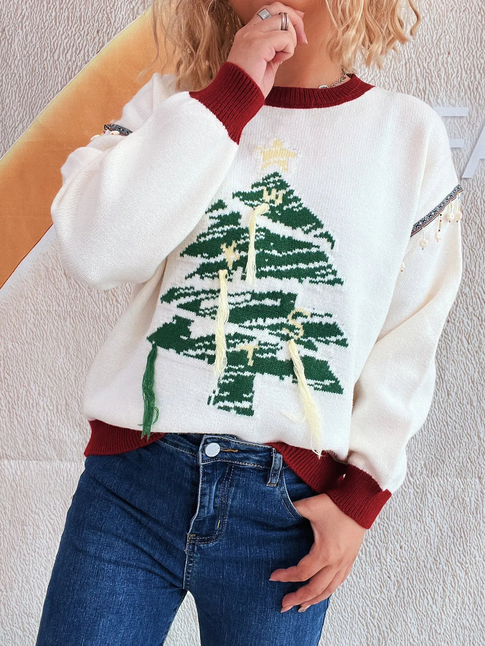 Christmas Tree Long Sleeve Sweater