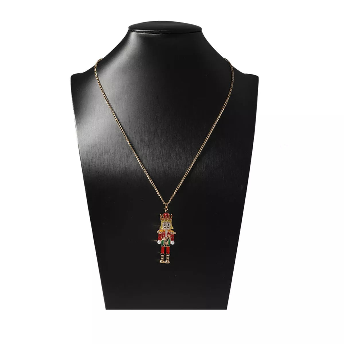 18K Gold-Plated Nutcracker Pendant Necklace