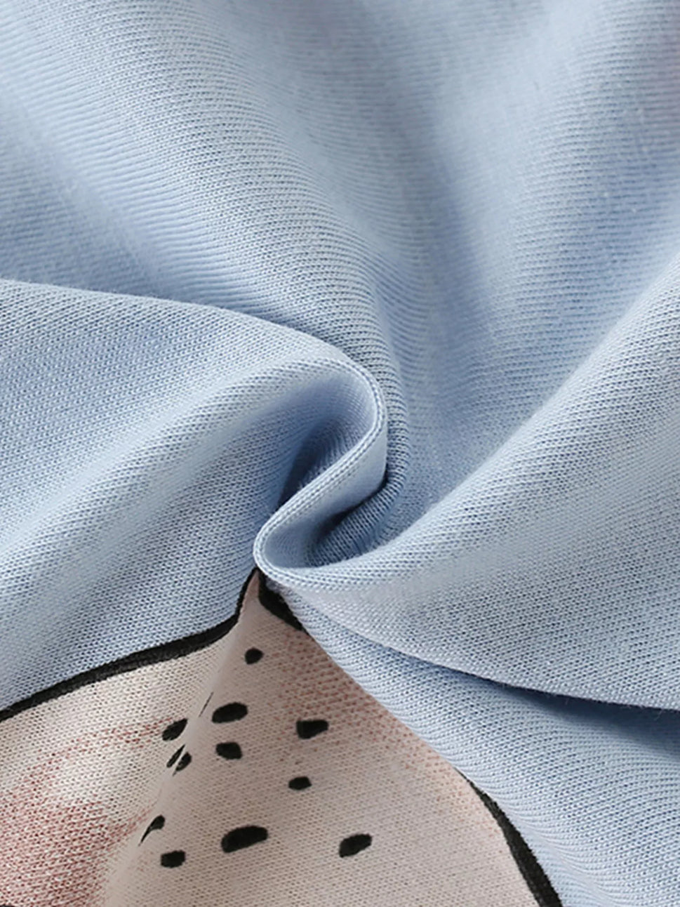 Children's Round Neck Top and Pants Pajama Set