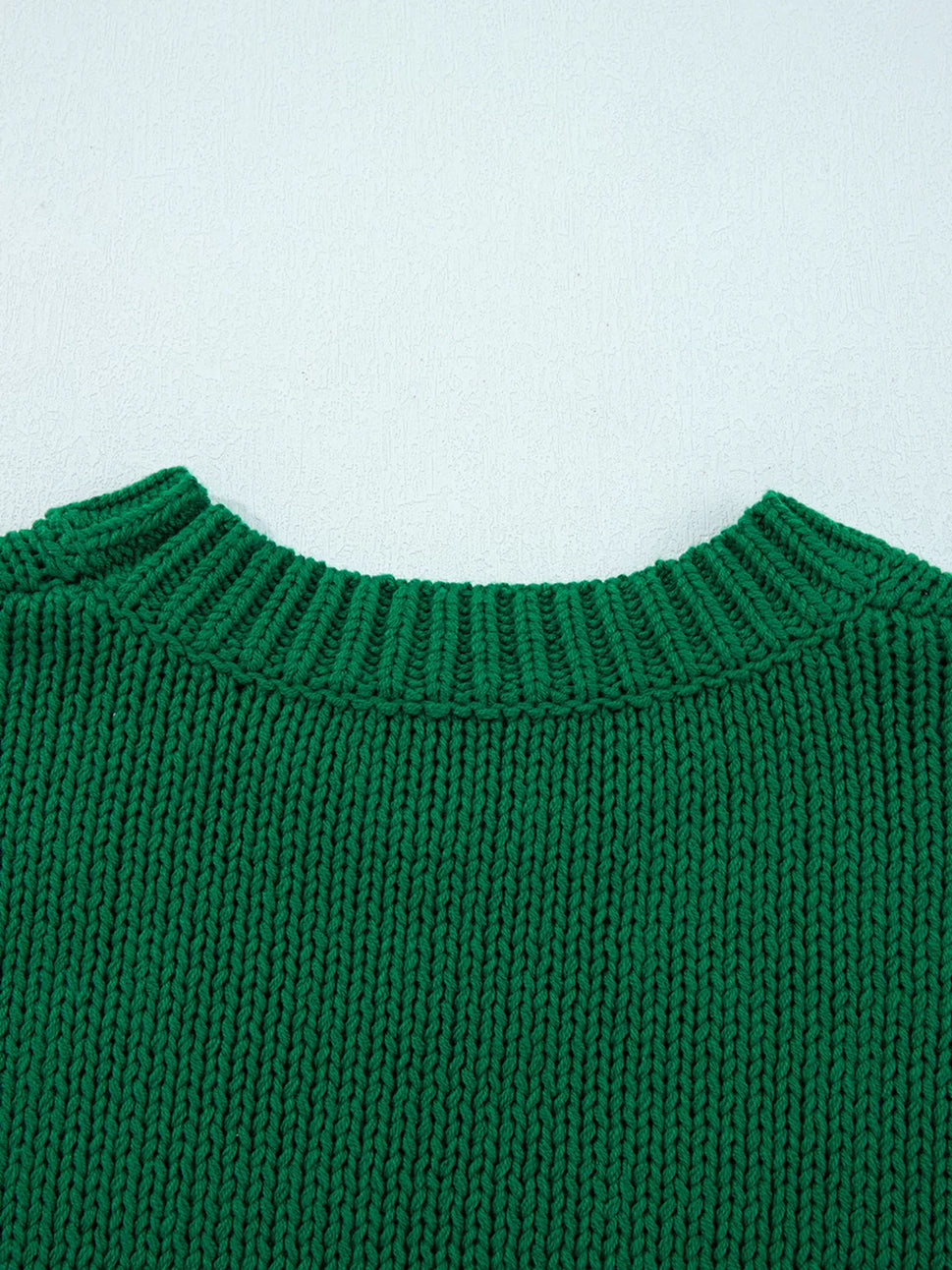 Plaid Bow Graphic Christmas Sweater