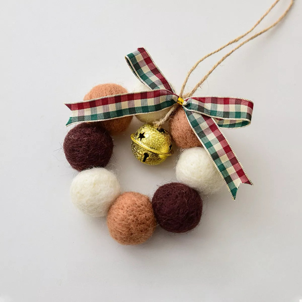 Christmas Felt Ball Garland Ornament