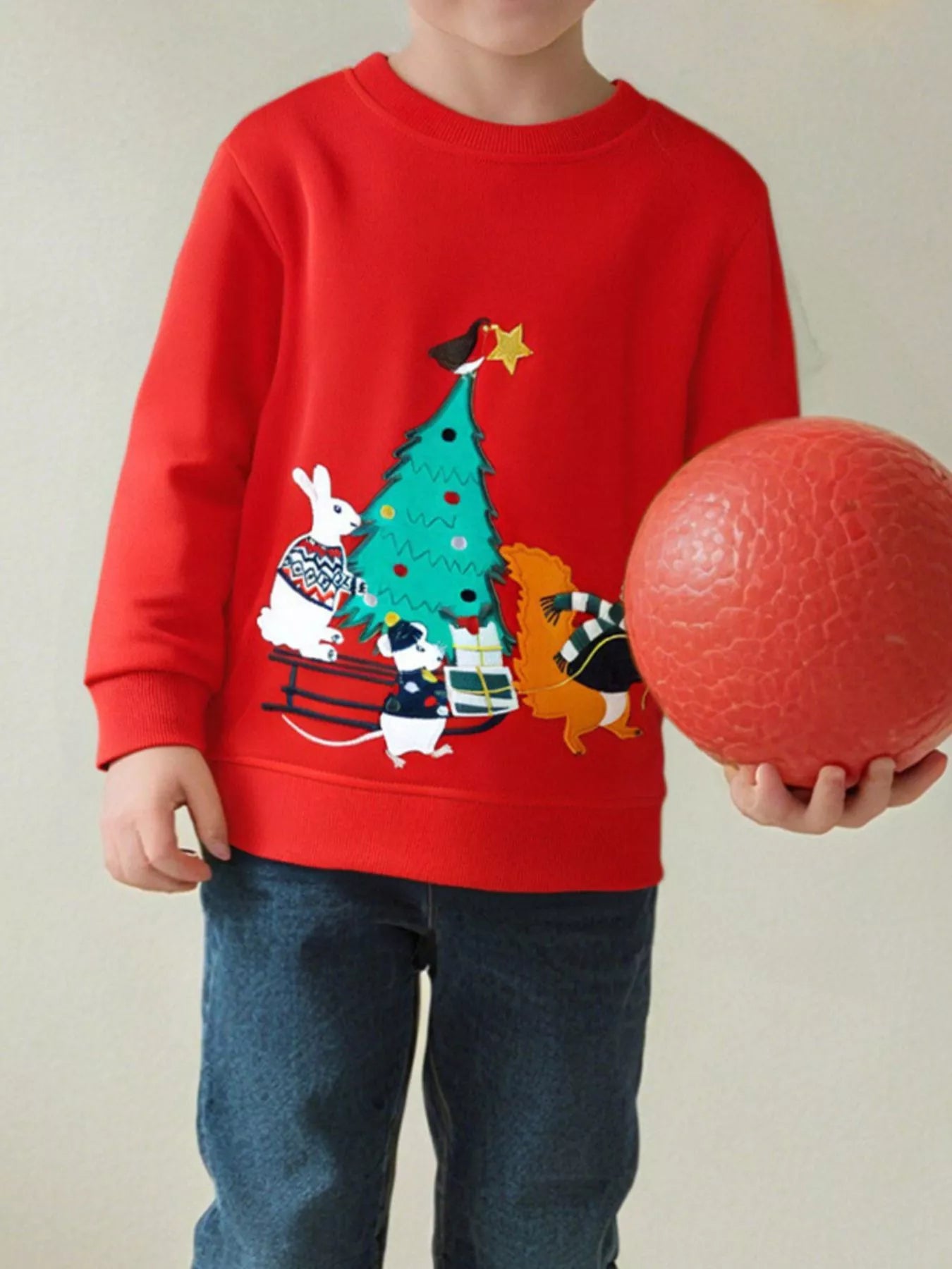 Children's Christmas Tree Crewneck Sweatshirt