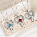 Switch Double-layer heart-shaped necklace 1 image