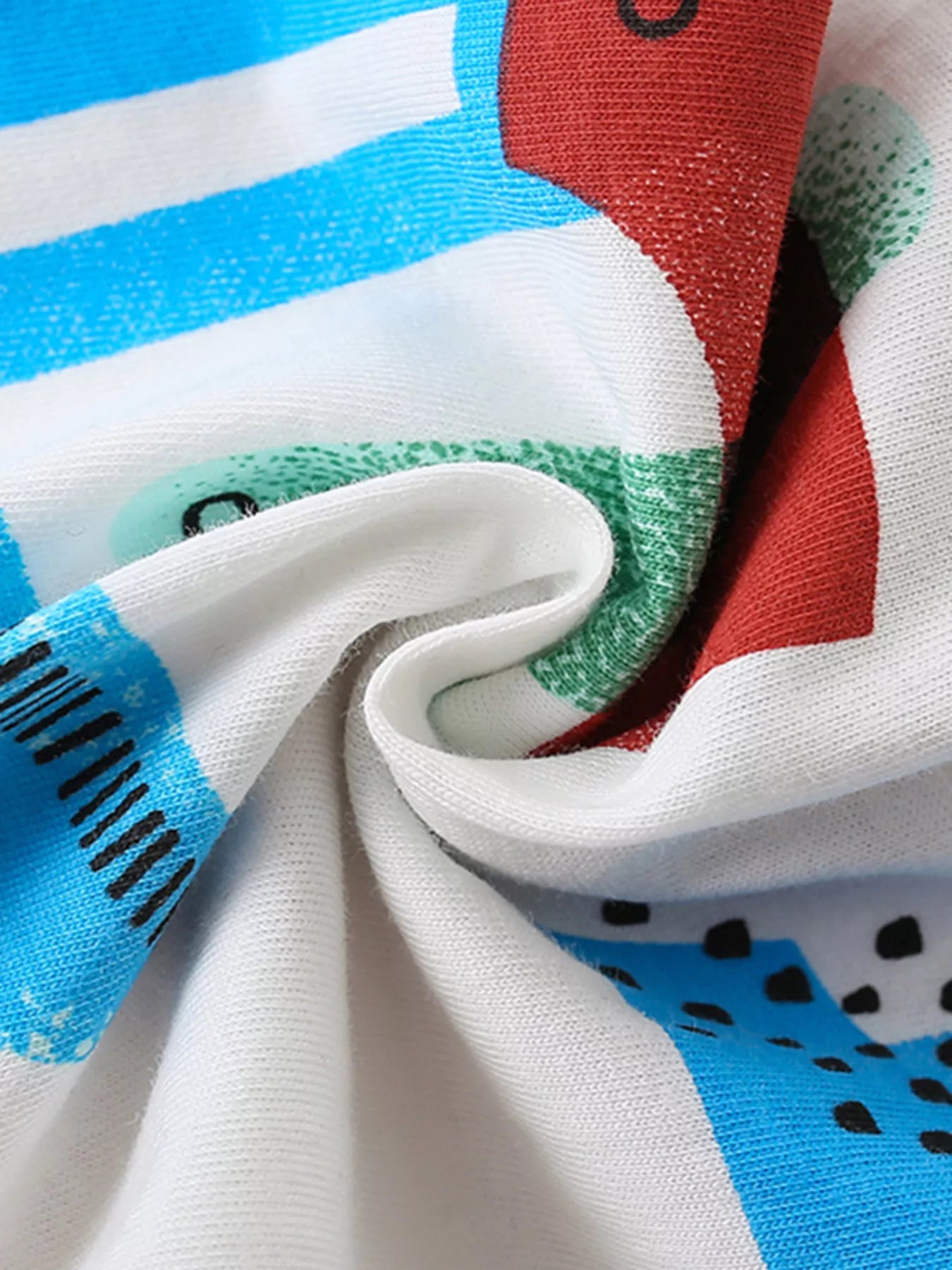 Children's Cartoon Truck Top and Pants Set