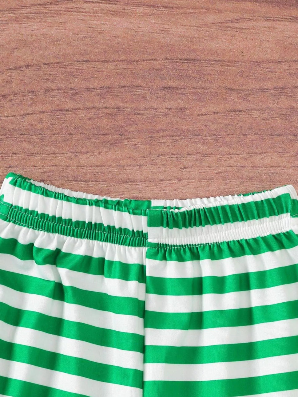 Children's Christmas Ruffle Trim Top and Pants Set