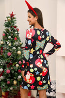 Switch Full Size Christmas Long Sleeve Dress 2 image