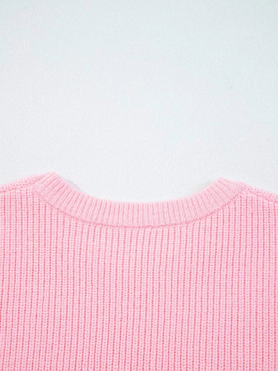 Merry Candy Cane Christmas Crew Neck Sweater