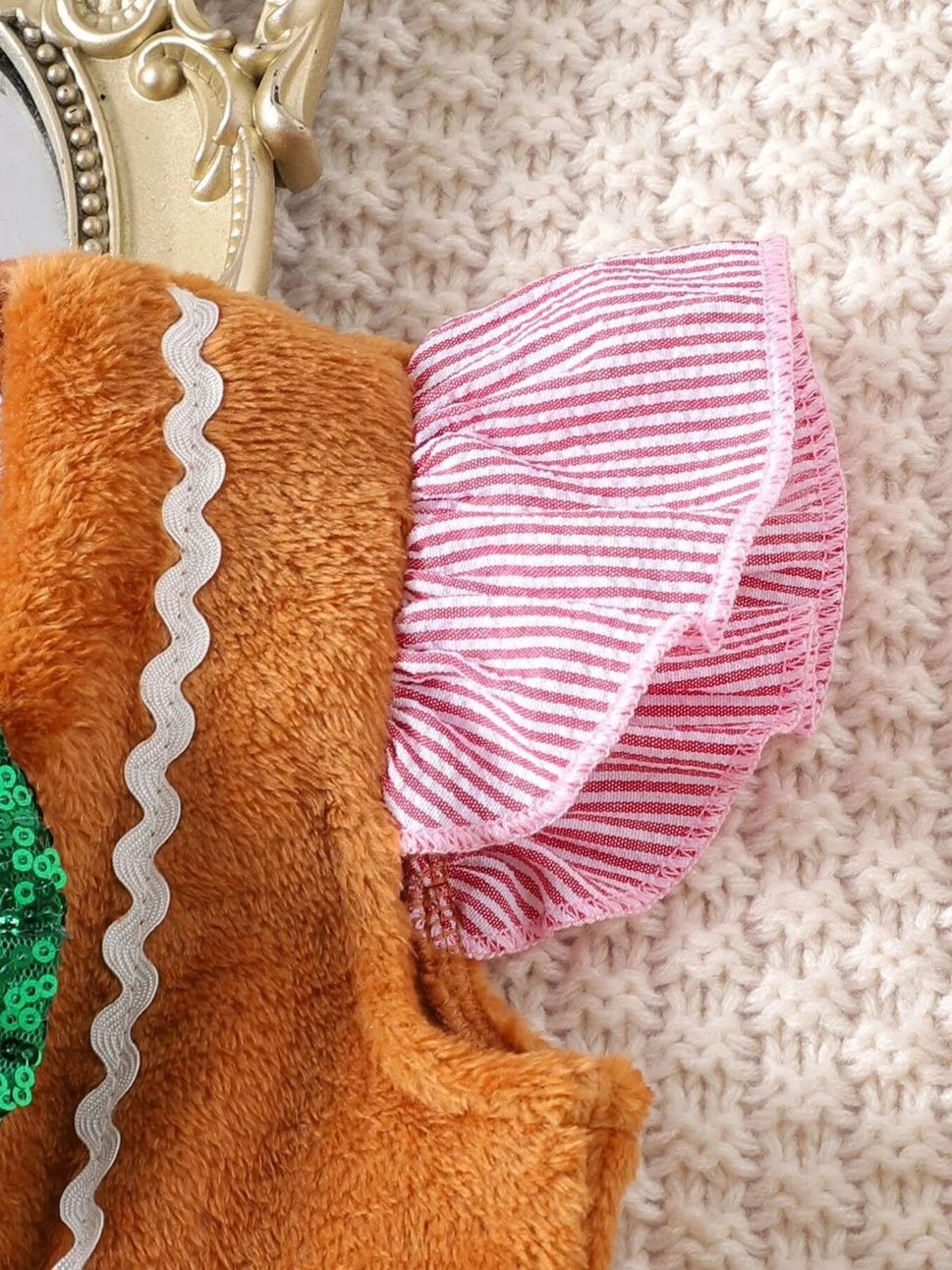 Children's Christmas Lace Detail Dress