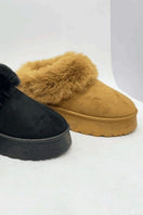 Switch WILD DIVA Faux-Fur Platform Slip On Booties 3 image