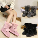 Switch Women&#39;s Warm Fur Snow Boots with Fur Ball | Alfadarling 2 image