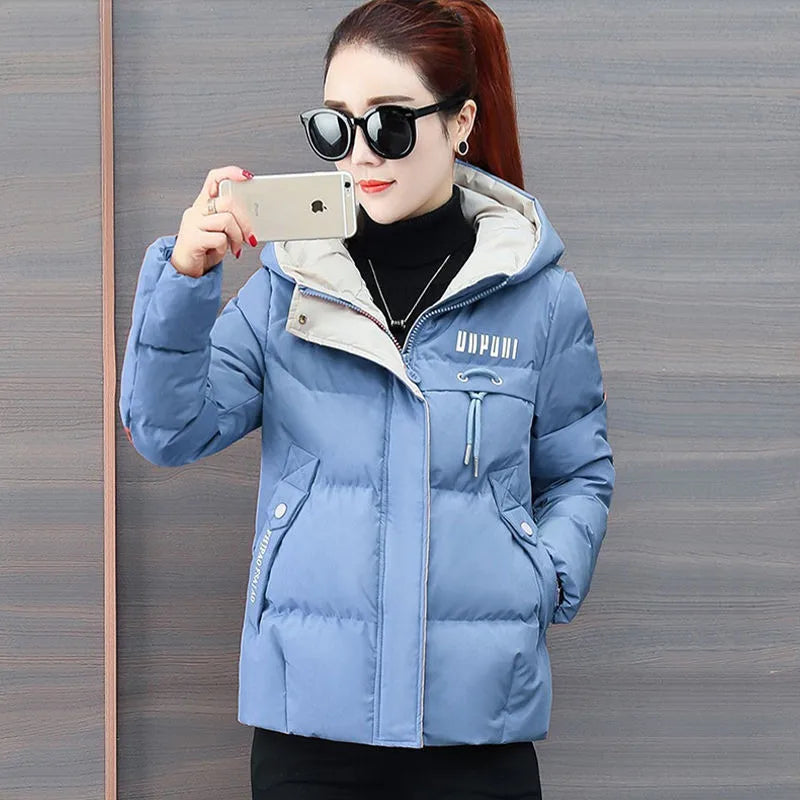 Winter Hooded Slim Down Parka