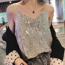 Switch Sparkling Sequin V-Neck Sling Top 1 image