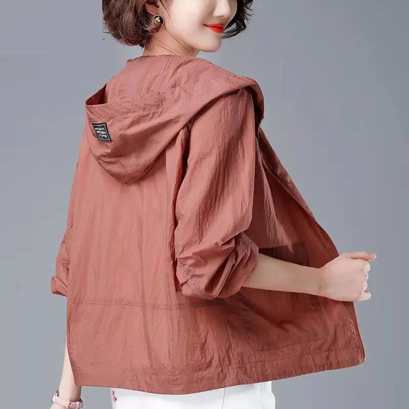 Fashion Summer Women's Hooded Jacket