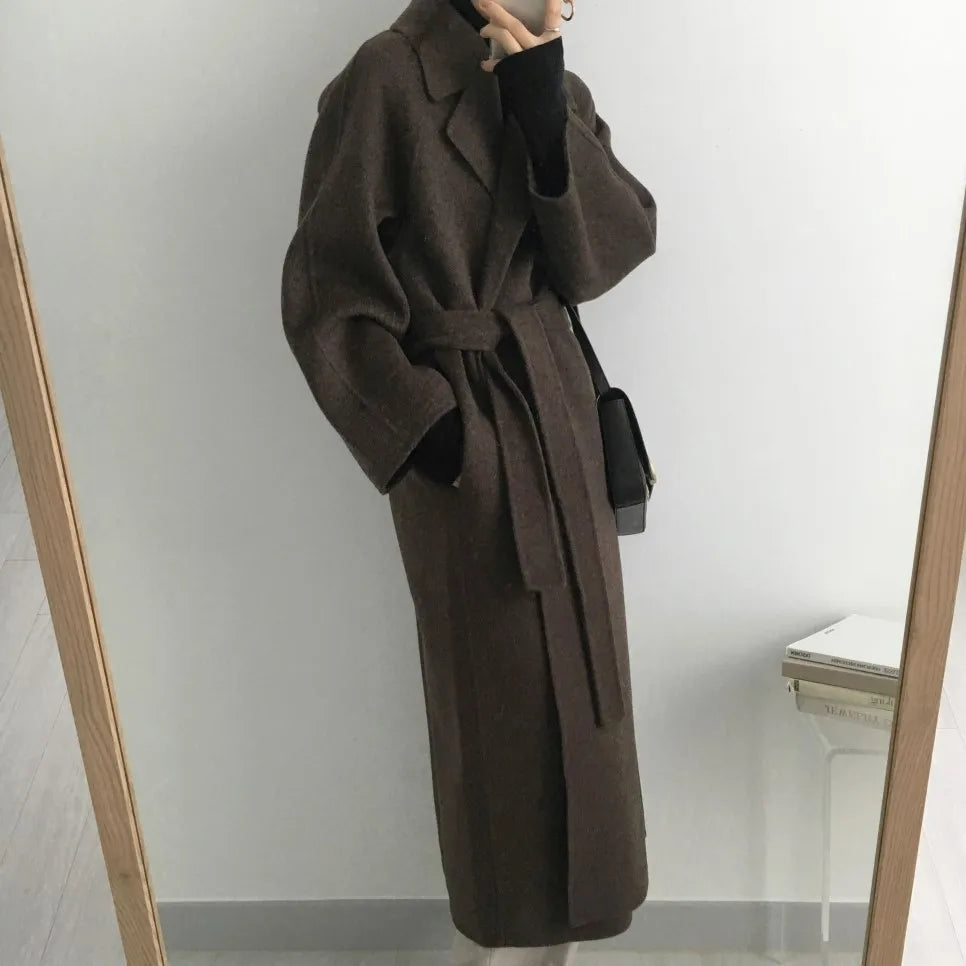 French Lazy Style Woolen Coat